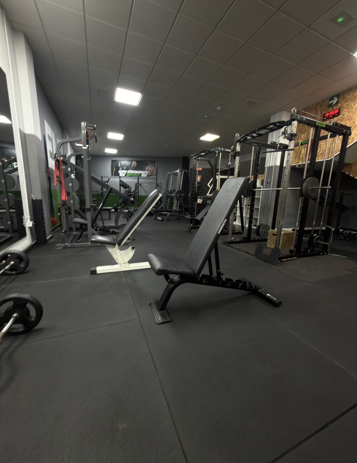 Zona de entrenamiento de ENATURALFIT Málaga